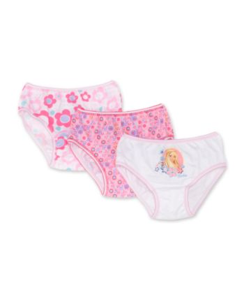 Mattel® Girls' 4-8 Barbie™ 3-Pack Panties - Multi