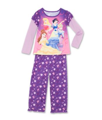 Disney® Girls' 4-6X Princess Teatime w/ Friends Sleep Set - Purple
