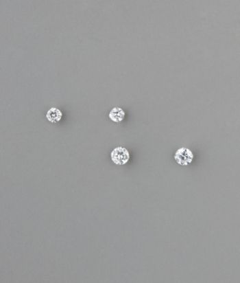 Sterling Silver Cubic Zirconia Earrings Set