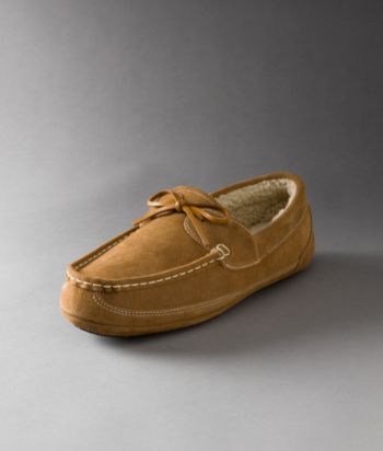 Izod® Men's Berber Lining Suede Slipper