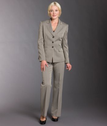 Evan-Picone® 2-pc. Herringbone Suit Set - Beige Multi
