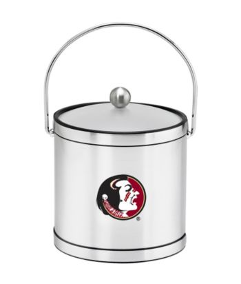 Kraftware™ Florida State Brushed Chrome 3-Quart Ice Bucket with Logo