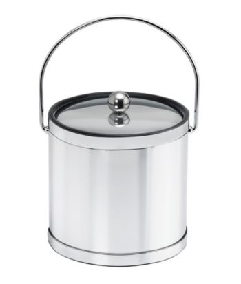 Kraftware™ Polished Chrome Mylar 3-qt. Ice Bucket with Metal Cover