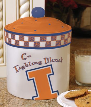 Memory Company Gameday Cookie Jar - University of Illinois