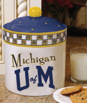 Memory Company Gameday Cookie Jar - University of Michigan