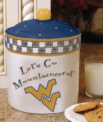 Memory Company Gameday Cookie Jar - University of West Virginia