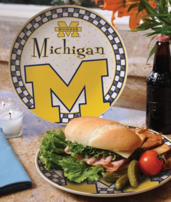 Memory Company Gameday Ceramic Plate - University of Michigan