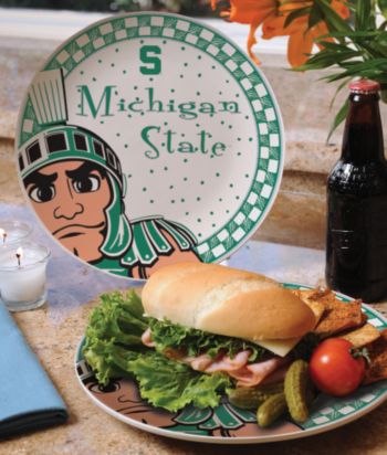 Memory Company Gameday Ceramic Plate - Michigan State University