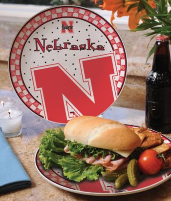 Memory Company Gameday Ceramic Plate - University of Nebraska