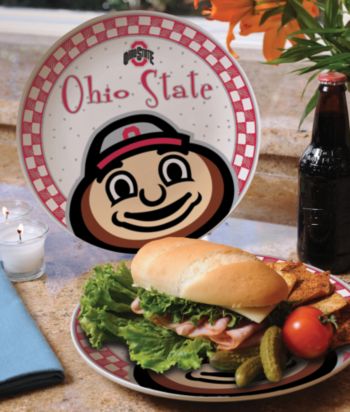 Memory Company Gameday Ceramic Plate - Ohio State University