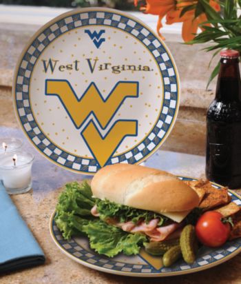 Memory Company Gameday Ceramic Plate - University of West Virginia