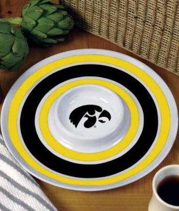 Memory Company Round Chip & Dip Platter - University of Iowa