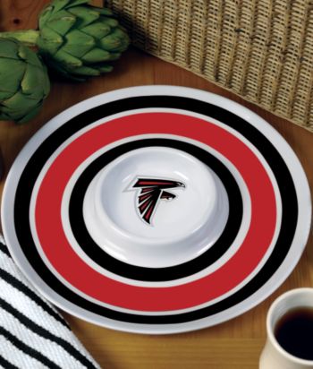 Memory Company Round Chip & Dip Platter - Atlanta Falcons