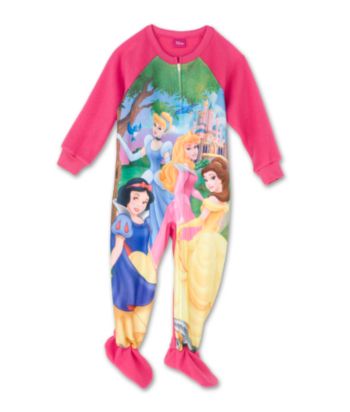 Disney® Girls' 2T-4T Princess Enchanted Royal Forest Blanket Sleeper - Pink/Multi