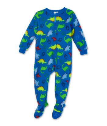 Calvin Klein Infant and Toddler Boys' Dino Blanket Sleeper - Blue