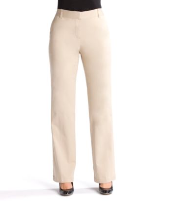 Liz Claiborne New York Jackie Flat-front Pants