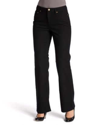Liz Claiborne New York Jackie Bootcut Jeans - Black