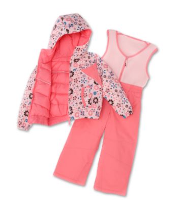 Columbia Girls' 2T-6X Arctic Andrea™ Snowset - Pink