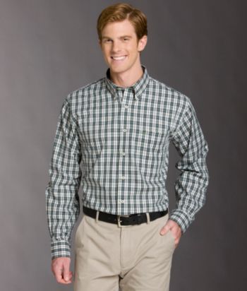 Izod® Men's Long Sleeve Plaid Shirt