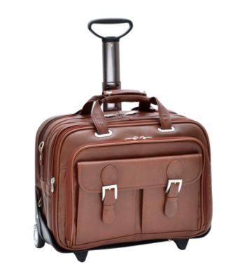 Siamod Ceresola Napa Cashmere Leather Checkpoint Friendly Laptop Case