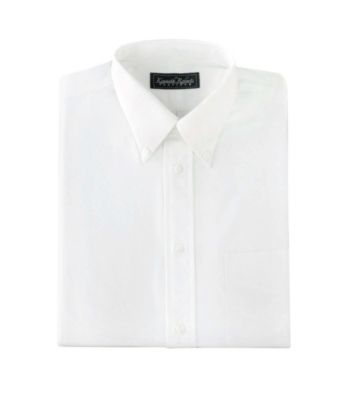 Kenneth Roberts Platinum® Men's White Pinpoint Oxford Dress Shirt