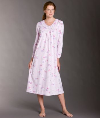 Aria® Microfleece Gown - Orchid Floral