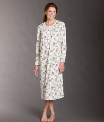Aria® Long Sleeve Ballet Gown - Ivory Floral
