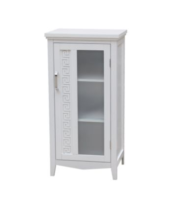 Elite Home Fashions Greek Key Floor Cabinet