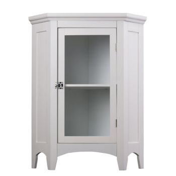Elegant Home Fashions® Madison Avenue Corner Floor Cabinet - White