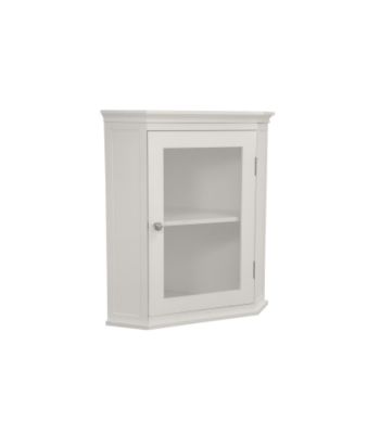 Elite Home Fashions Madison Avenue Corner Wall Cabinet