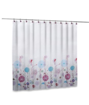Elite Home Fashions Flower Shower Curtain