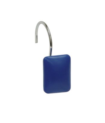 Elegant Home Fashions® Rectangle Shower Curtain Hooks - Dark Blue