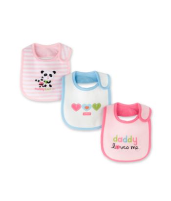 Carter's® Baby Girls' 3pk Feeder Bib - Pink