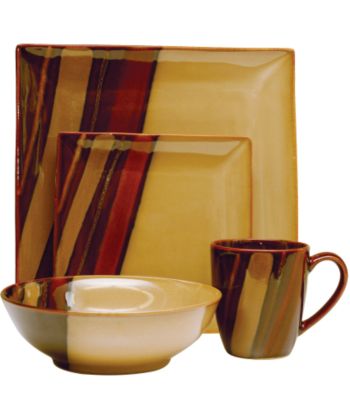 Sango Avanti Brown 16-pc. Dinnerware Set