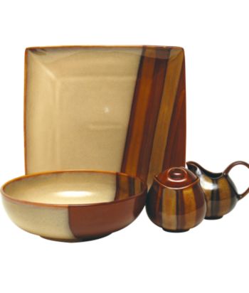 Sango Avanti Brown 5-pc. Completer Set