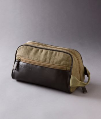 Columbia Men's Top Zip Travel Kit - Khaki