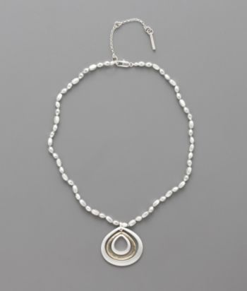Kenneth Cole® Triple Teardrop Pendant - Two-Tone