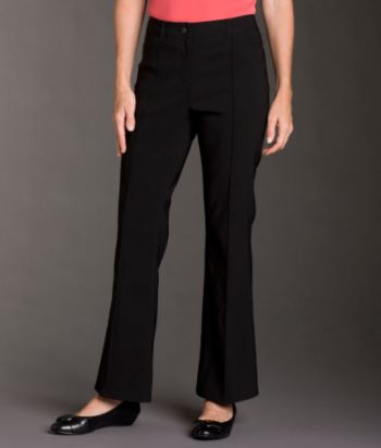 Jones New York Sport® Petites' Straight-leg Pintucked Pants - Black