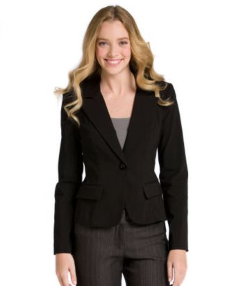 XOXO® Juniors' Long Sleeve Solid Jacket - Black