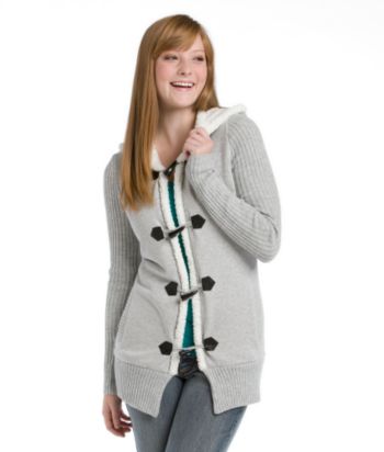 Liv Juniors' Sherpa Trim Toggle-front Jacket