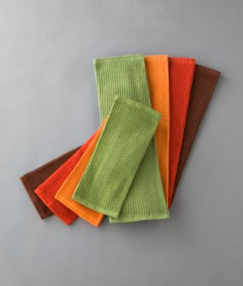 Bardwil Set of 4 Bar Mop Dish Cloths or Kitchen Towels - Fall Harvest Collection