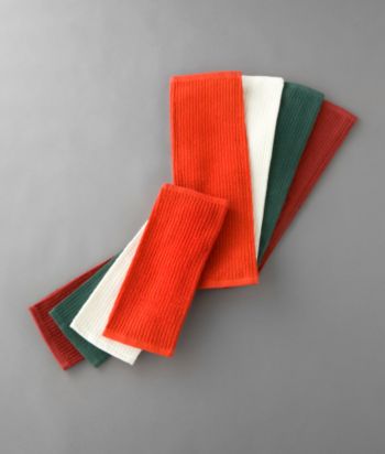 Bardwil Set of 4 Bar Mop Dish Cloths or Kitchen Towels - Holiday Collection