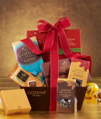 Godiva Holiday Cheer Gift Basket