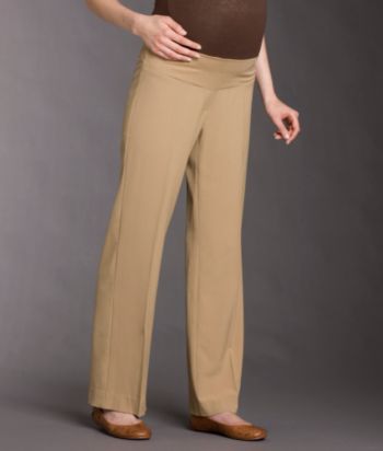 Three Seasons Maternity Dress Pants - Dark Tan