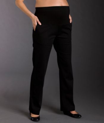 Three Seasons Maternity Twill Pants - Black