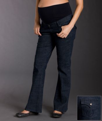 Three Seasons Maternity™ Flare Jeans - Dark Rinse