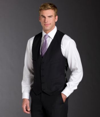 Kenneth Cole REACTION® Men's Vest - Black Tic