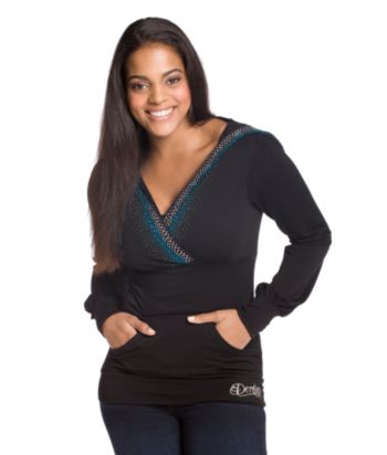 Dereon Juniors' Sequined Venom Hoodie - Black