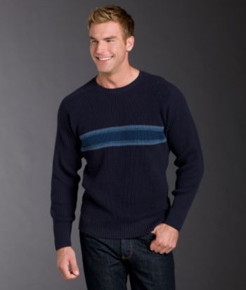 Timberland® Men's Striped Crew Sweater