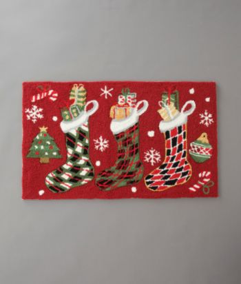 Nourison Hand-Hooked Holiday Rug - Stockings